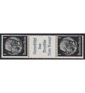 Deutsches Reich Zusammendruck S214 postfrisch ** Hindenburg 1940 (1+A17.1+1)