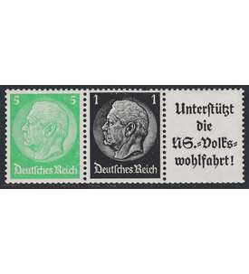Deutsches Reich Zusammendruck W90 postfrisch ** Hindenburg EHG2 (5+1+A8.3)