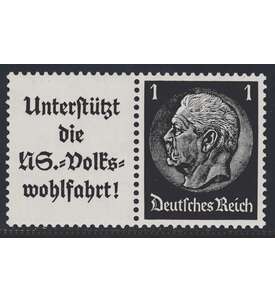 Deutsches Reich Zusammendruck W93 postfrisch ** Hindenburg EHG2 (A8.3+1)