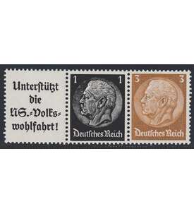 Deutsches Reich Zusammendruck W94 postfrisch ** Hindenburg EHG2 (A8.3+1+3)