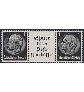 Deutsches Reich Zusammendruck W98 postfrisch ** Hindenburg EHG3 (1+A13.2+1)