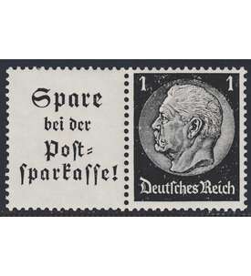 Deutsches Reich Zusammendruck  W99 postfrisch ** Hindenburg EHG3 (A13.2+1)