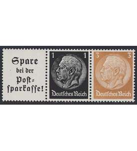Deutsches Reich Zusammendruck W100 postfrisch ** Hindenburg EHG3 (A13.2+1+3)