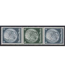 Deutsches Reich Zusammendruck S216 postfrisch ** Hindenburg aus Rollen (4+6+4)
