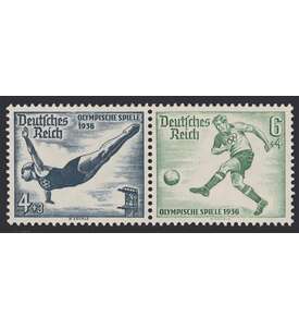 Deutsches Reich Zusammendruck W103 postfrisch ** Olympische Spiele 1936 (4+6)