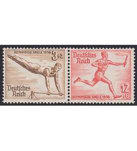 Deutsches Reich Zusammendruck W107 postfrisch ** Olympische Spiele 1936 (3+12)