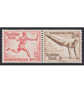 Deutsches Reich Zusammendruck W109 postfrisch ** Olympische Spiele 1936 (12+3)