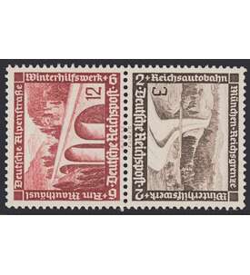 Deutsches Reich Zusammendruck SK30 postfrisch ** Winterhilfe 1936 (3+12)