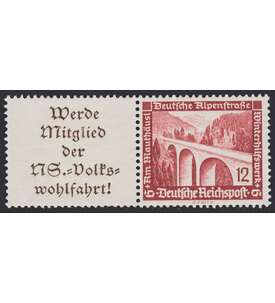 Deutsches Reich Zusammendruck W111 postfrisch ** Winterhilfe 1936 (A11.1+12)