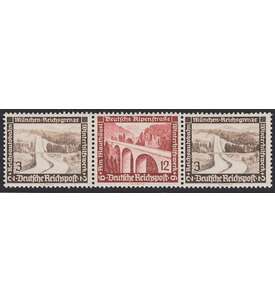 Deutsches Reich Zusammendruck W116 postfrisch ** Winterhilfe 1936 (3+12+3)