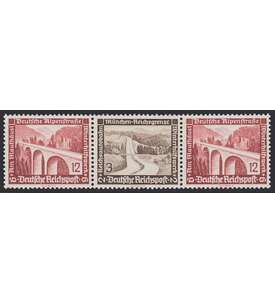 Deutsches Reich Zusammendruck  W118 postfrisch ** Winterhilfe 1936 (12+3+12)