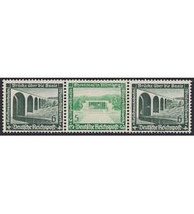 Deutsches Reich Zusammendruck W122 postfrisch ** Winterhilfe 1936 (6+5+6)