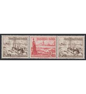 Deutsches Reich Zusammendruck W132 postfrisch ** Winterhilfe 1937 (3+12+3)
