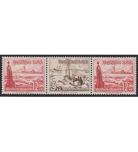 Deutsches Reich Zusammendruck W134 postfrisch ** Winterhilfe 1937 (12+3+12)