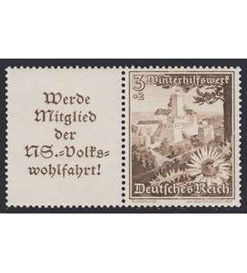 Deutsches Reich Zusammendruck W135 postfrisch ** Winterhilfe 1938 (A11.3+3)