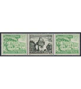 Deutsches Reich Zusammendruck W139 postfrisch ** Winterhilfe 1939 (5+6+5)