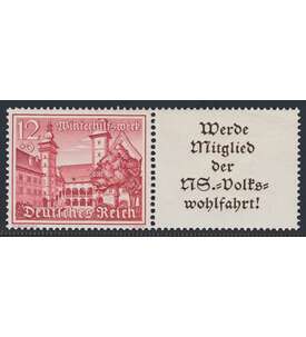 Deutsches Reich Zusammendruck W142 postfrisch ** Winterhilfe 1939 (12+A11.4)