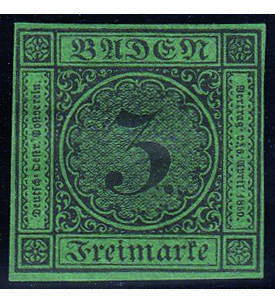 Baden Nr. 6 ungestempelt