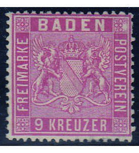 Baden Nr. 12 ungestempelt
