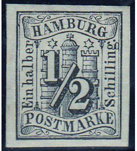 Hamburg Nr. 1 ungestempelt