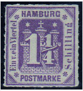 Hamburg Nr. 20a ungestempelt
