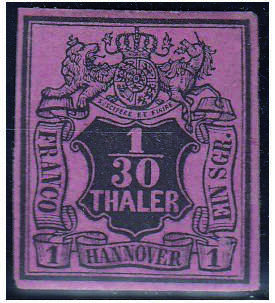 Hannover Nr. 3b ungestempelt