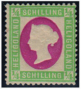 Helgoland Nr. 8F ungestempelt