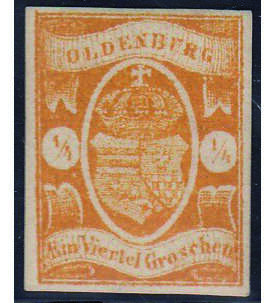 Oldenburg Nr. 9 ungestempelt