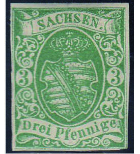 Sachsen Nr. 2IIa ungestempelt