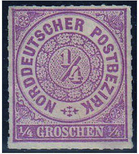 Norddeutscher Postbezirk       Nr. 1b ungestempelt