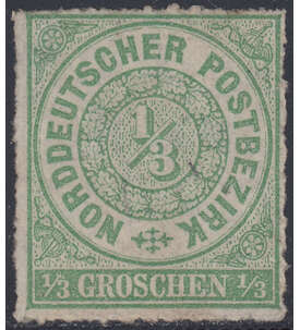 Norddeutscher Postbezirk       Nr. 2 ungestempelt