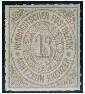Norddeutscher Postbezirk       Nr. 11 ungestempelt