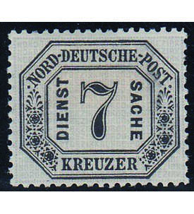 Norddeutscher Postbezirk       Dienst Nr. 9 ungestempelt