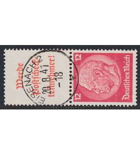 Deutsches Reich Zusammendruck S203 gestempelt Hindenburg 1940 (A16.2+12)