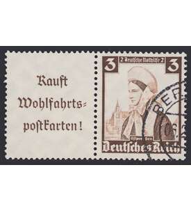 Deutsches Reich Zusammendruck W102 gestempelt Nothilfe 1935 Trachten (A7+3)