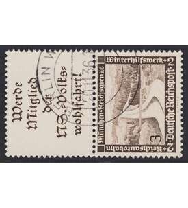 Deutsches Reich Zusammendruck S243 gestempelt Winterhilfe 1936 (A11.1+3)