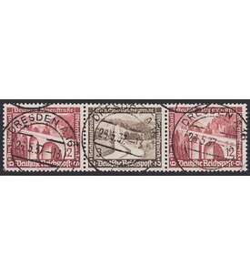 Deutsches Reich Zusammendruck W118 gestempelt Winterhilfe 1936 (12+3+12)