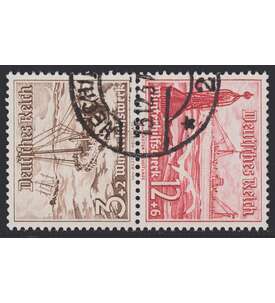 Deutsches Reich Zusammendruck SK31 gestempelt Winterhilfe 1937 (3+12)