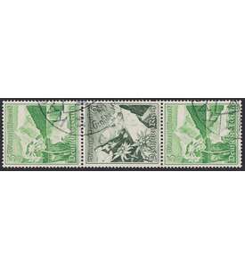Deutsches Reich Zusammendruck S246 gestempelt Winterhilfe 1938 (5+6+5)