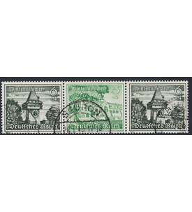 Deutsches Reich Zusammendruck W137 gestempelt Winterhilfe 1939 (6+5+6)