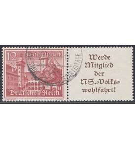 Deutsches Reich Zusammendruck W142 gestempelt Winterhilfe 1939 (12+A11.4)