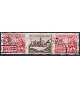Deutsches Reich Zusammendruck W147 gestempelt Winterhilfe 1939 (12+3+12)
