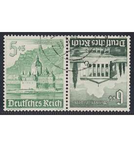Deutsches Reich Zusammendruck K38 gestempelt Winterhilfe 1940 (5+6)