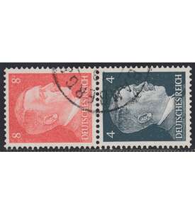 Deutsches Reich Zusammendruck S280 gestempelt Hitler 1941 (8+4)
