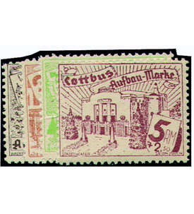 Deutsche Lokalausgabe Cottbus Nr. 21-24 postfrisch **