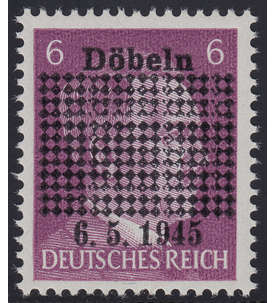 Deutsche Lokalausgabe Dbeln  Nr. 1 b postfrisch