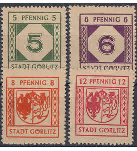 Deutsche Lokalausgabe Grlitz Nr. 5-8 postfrisch **
