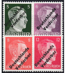 Deutsche Lokalausgabe Meissen Nr. 31-34 postfrisch