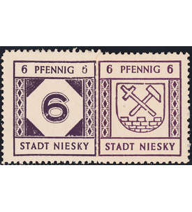 Deutsche Lokalausgabe Niesky Nr. 14-15 postfrisch **