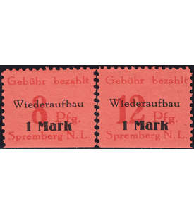 Deutsche Lokalausgabe Spremberg Nr. 15-16 A postfrisch **